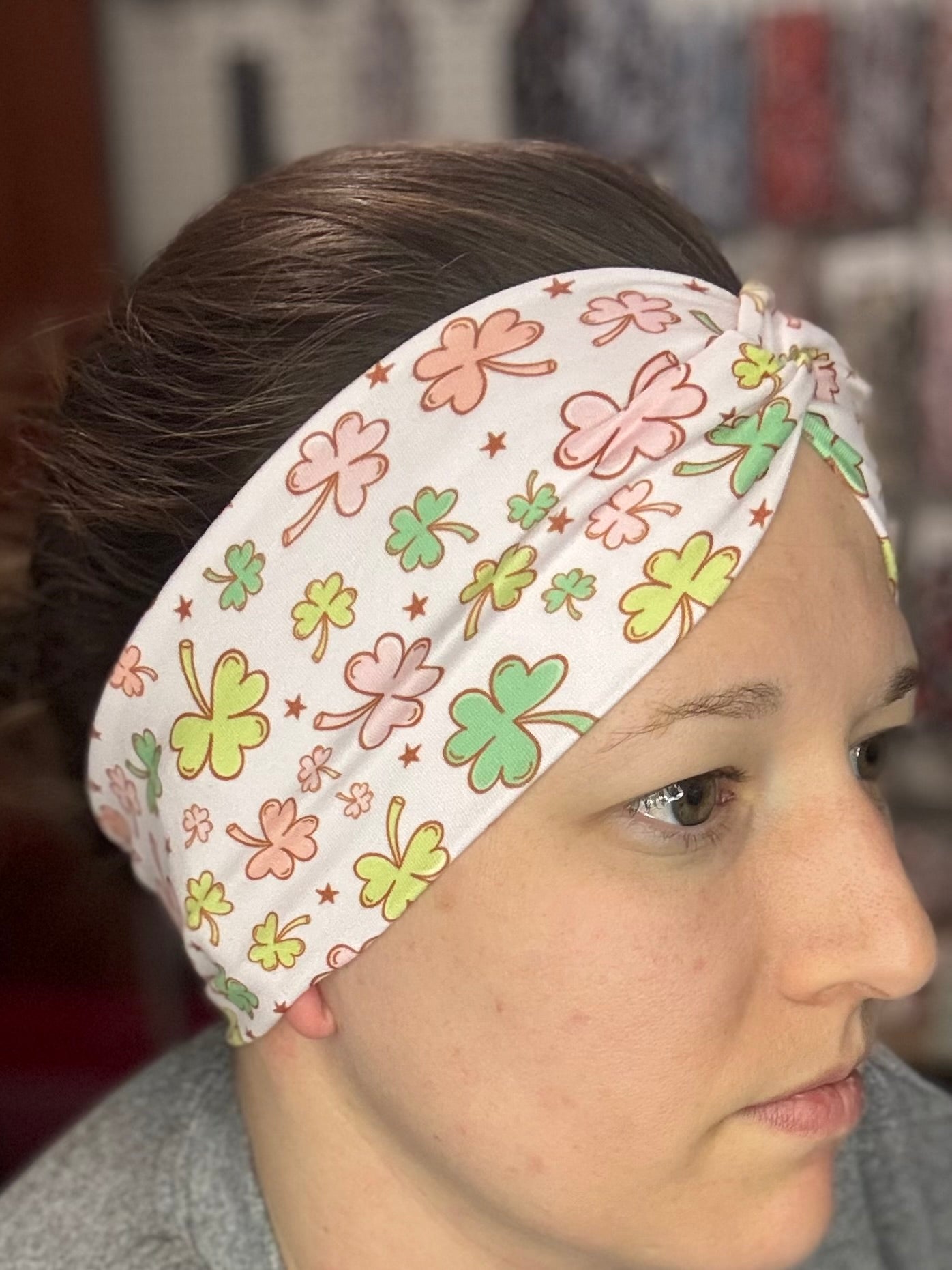 4 leaf clover (pink)- kids