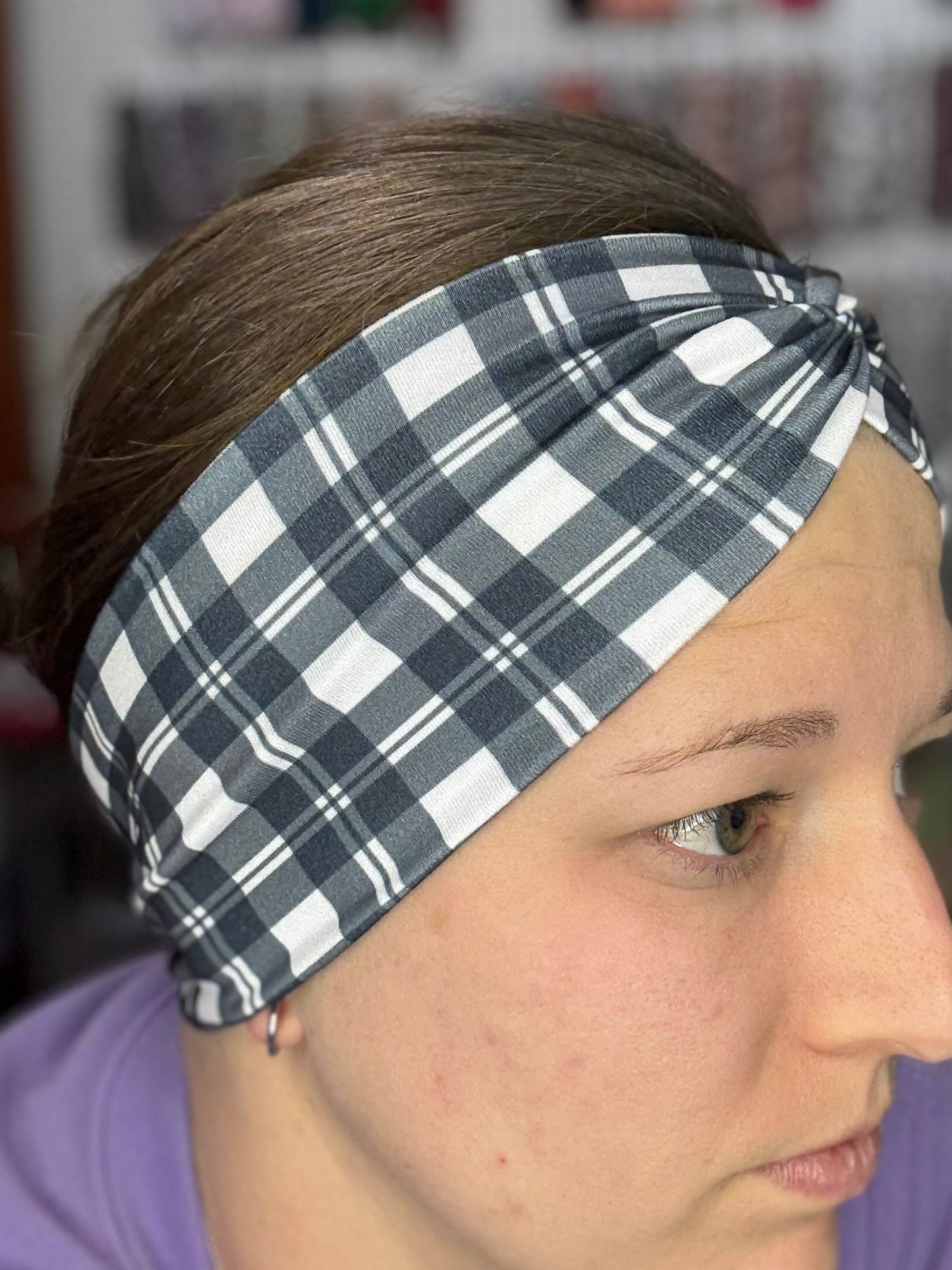 Black plaid
