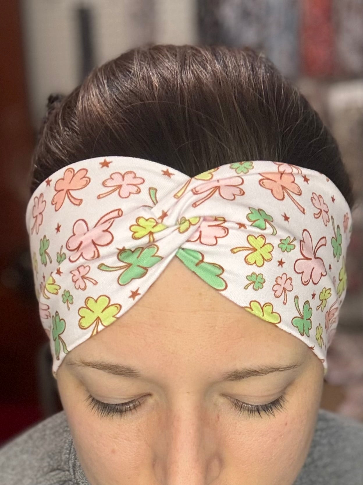 4 leaf clover (pink)- kids