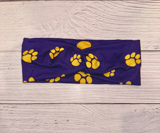 Purple and gold paws- kids