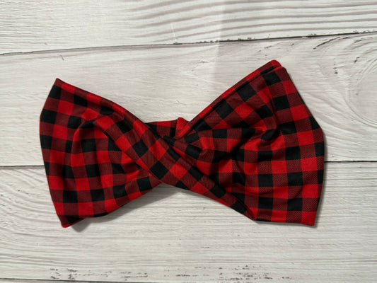 Red buffalo plaid- wide