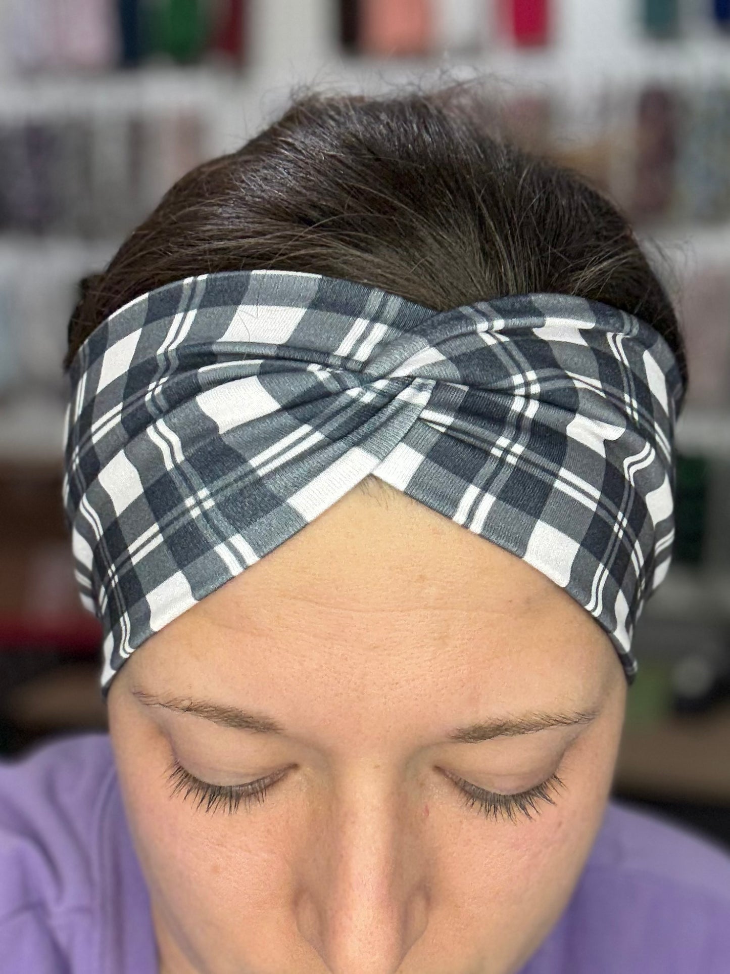 Black plaid