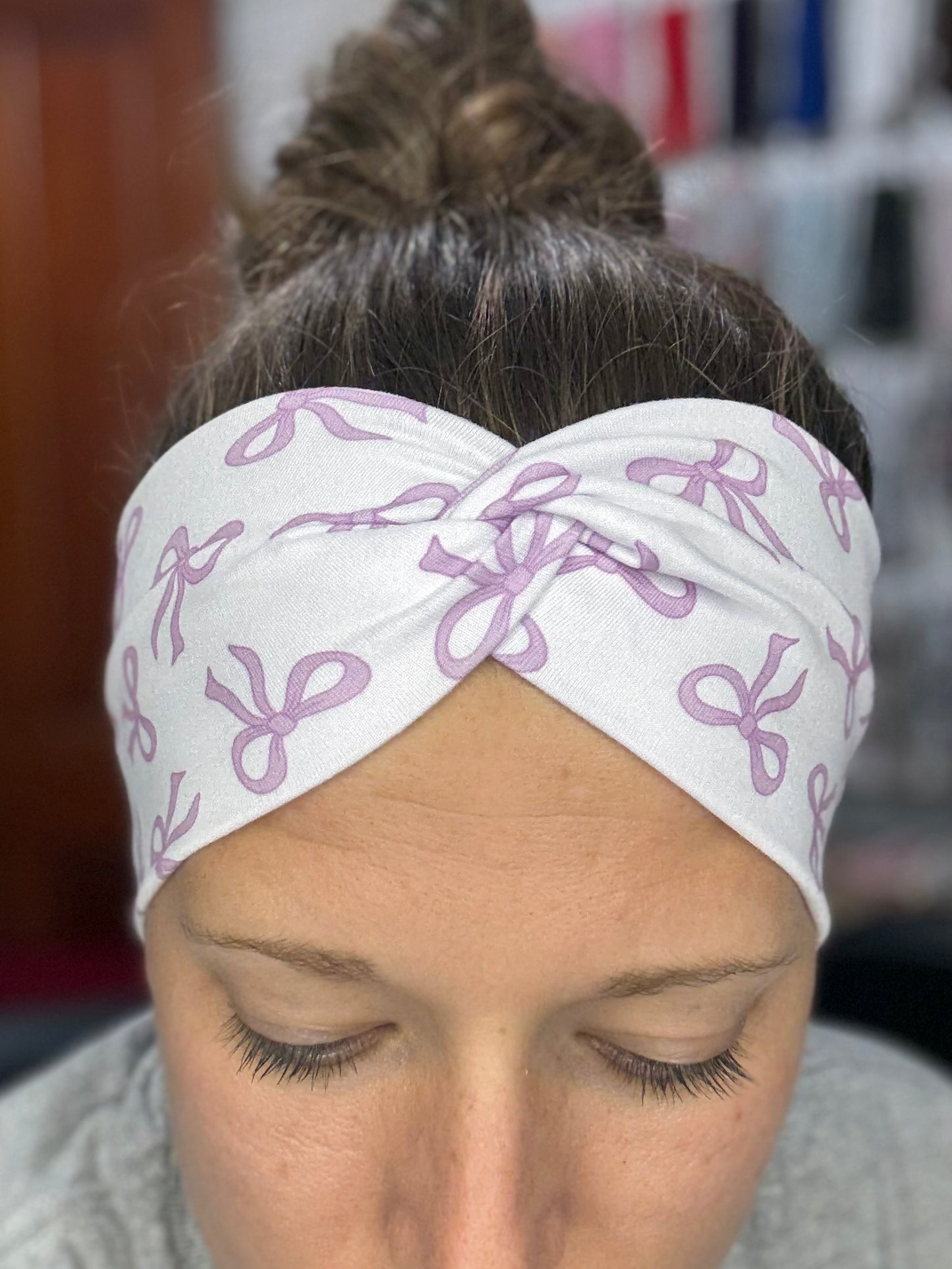Purple bows