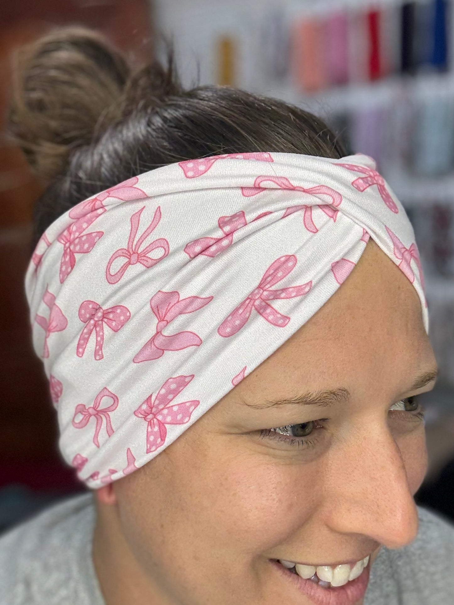 Pink bows -wide