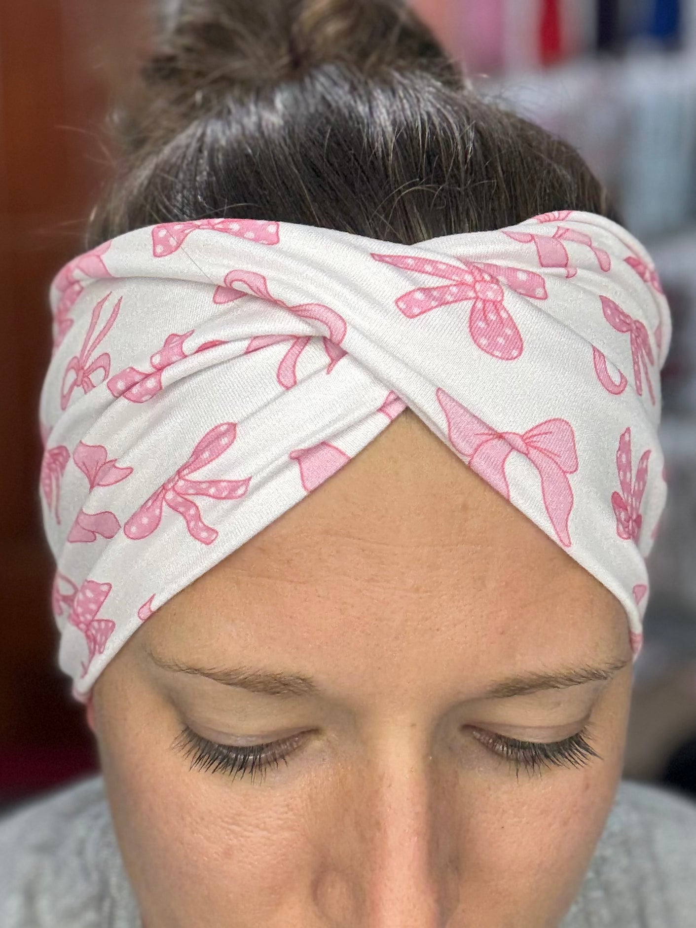 Pink bows -wide