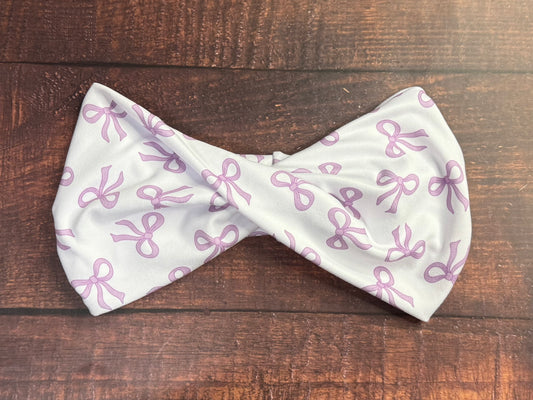 Purple bows -wide