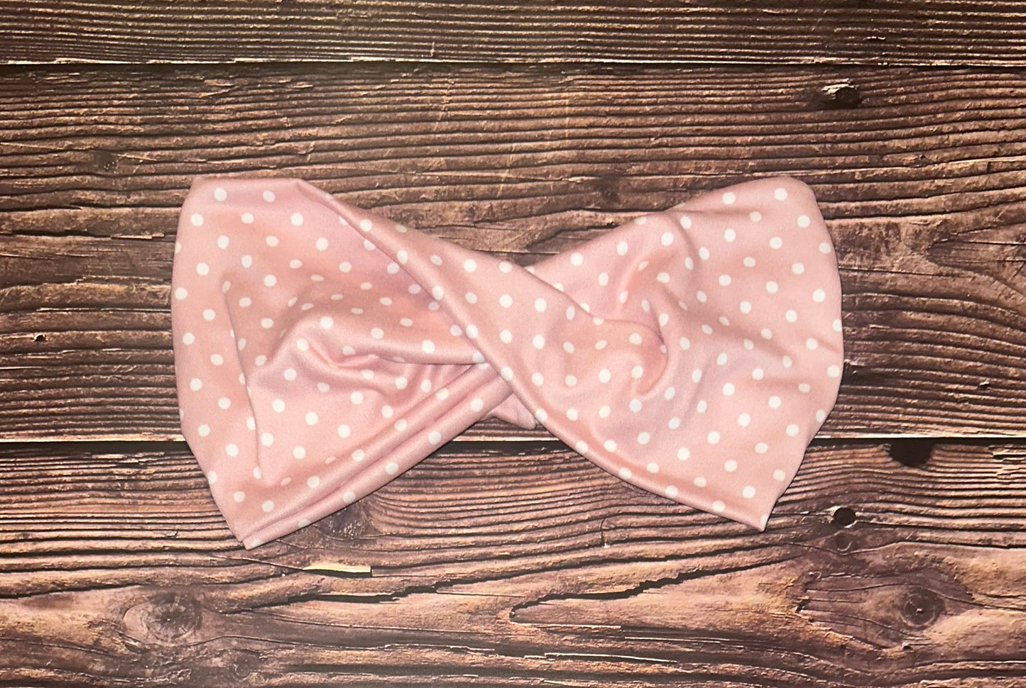 Pink polka dot-wide